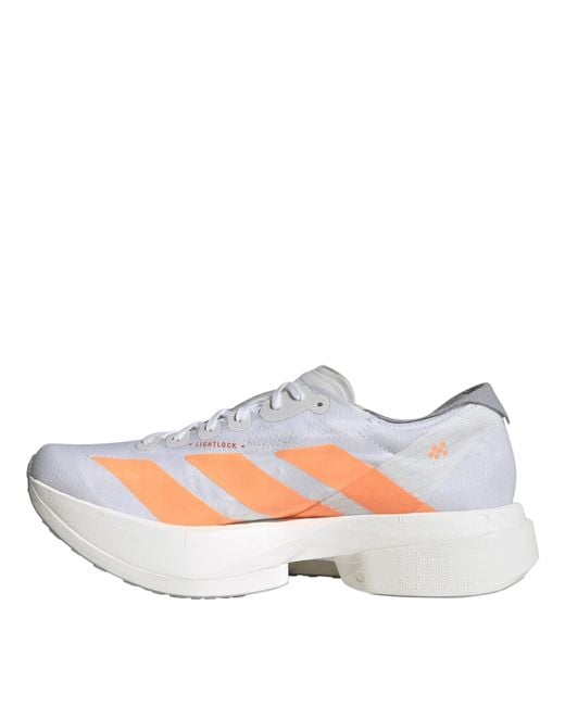 Adidas Gray Adizero Adios Pro 4 Running Shoe