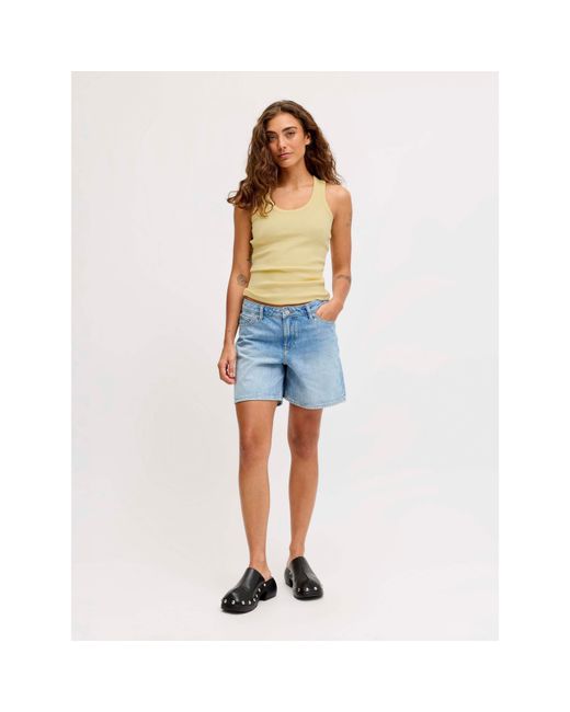 JJXX Blue Seville Denim Shorts