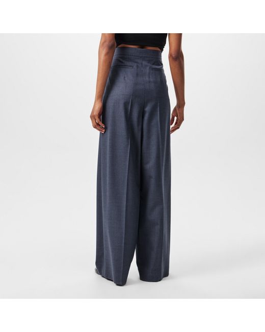 Givenchy Blue Pleated Trousers