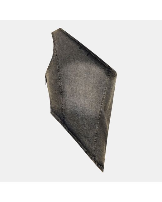 Mars the Label Gray Cindy Top