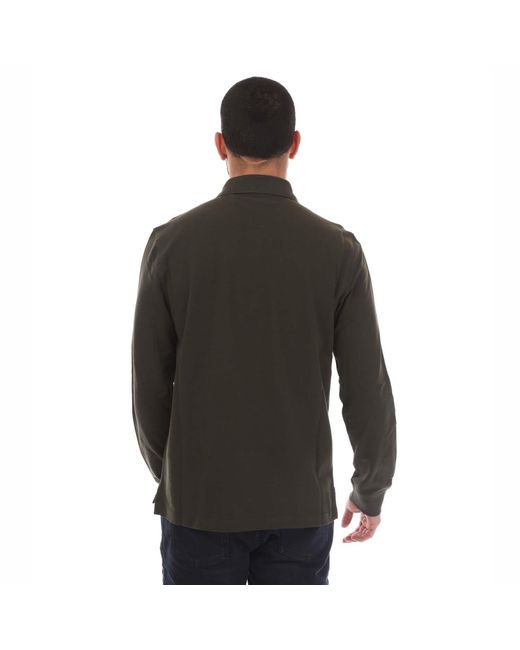 Belstaff Black Long Sleeved Polo Shirt for men