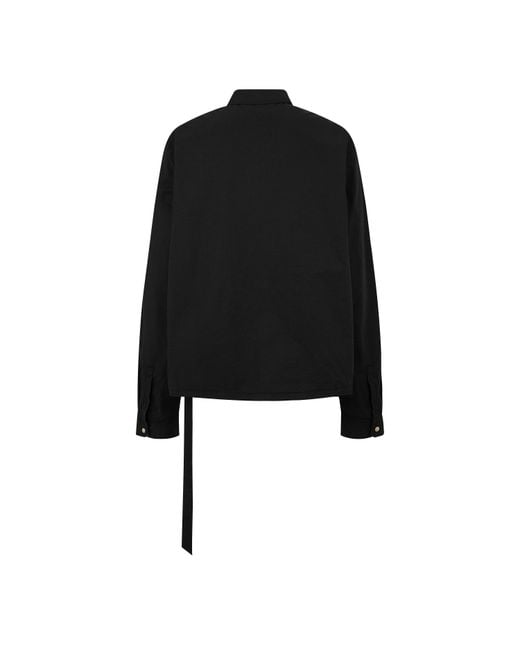 Rick Owens Black Harrington Jacket for men