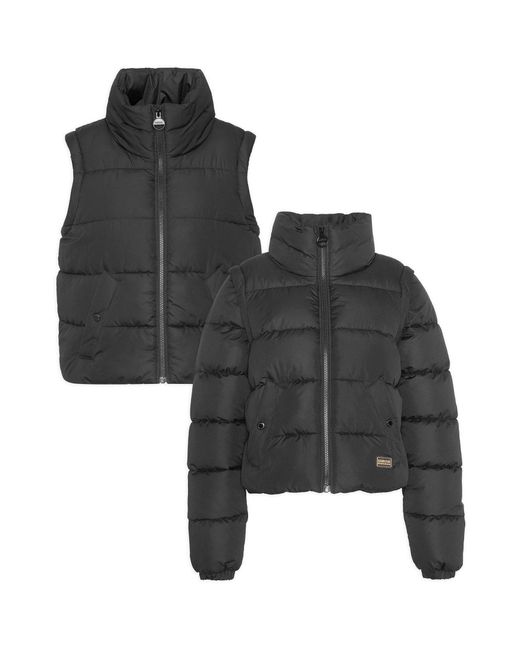 Barbour Black Webber Puffer Jacket