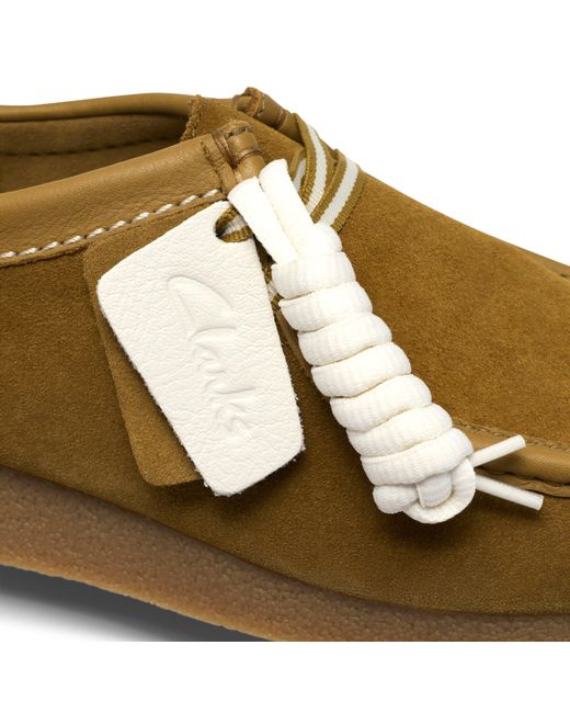 Clarks Brown Wallabee Moc Toe Formal Shoes for men