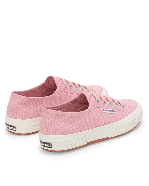 Superga Pink Canvas Low Trainers