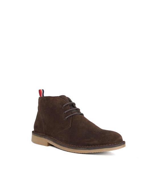 Dune Brown Creed Casual Chukka Boots Size 7 for men