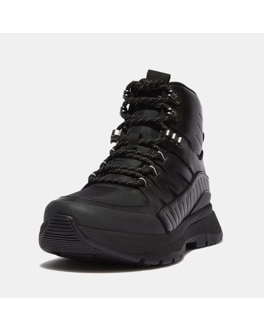 Fitflop Black Neo-D-Hyker Outdoor Boots