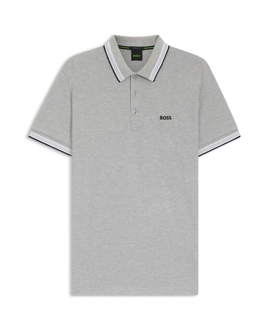 Boss Gray Hbg Paddy Euro Polo Shirt for men