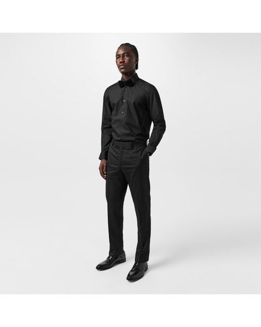 Twisted Tailor Black Apsley Slim Shirt for men