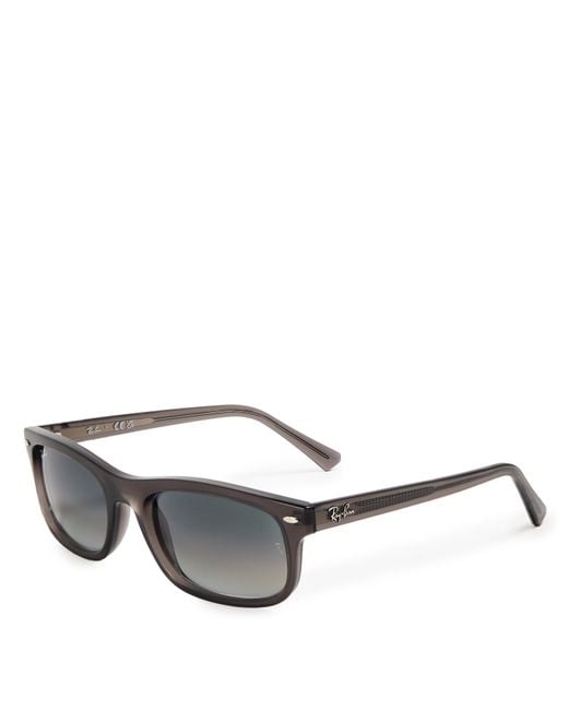Ray-Ban Gray 0Rb2224 Rectangle Sunglasses