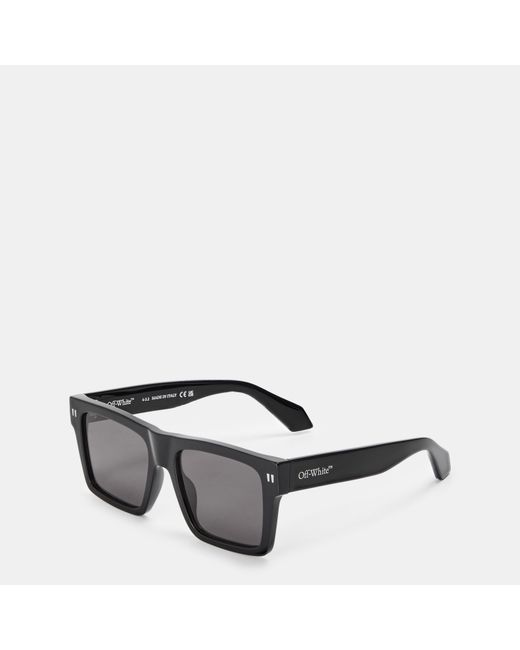 Off-White c/o Virgil Abloh Gray Uv Protection Round Sunglasses
