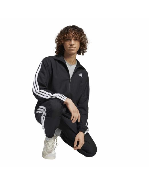 Adidas Black Woven Tracksuit for men