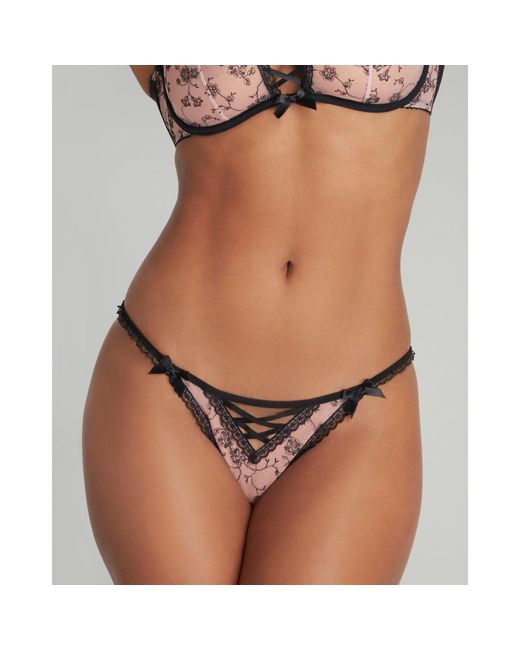 Agent Provocateur Brown Rosaleen Thong