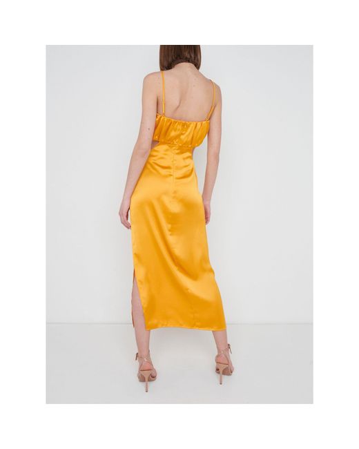 Pretty Lavish Yellow Cut Out Dress