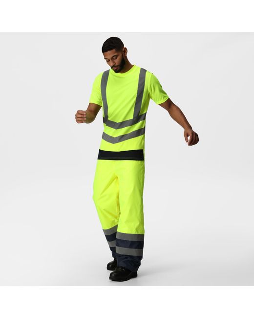 Regatta Green Hi-Vis T-Shirts for men