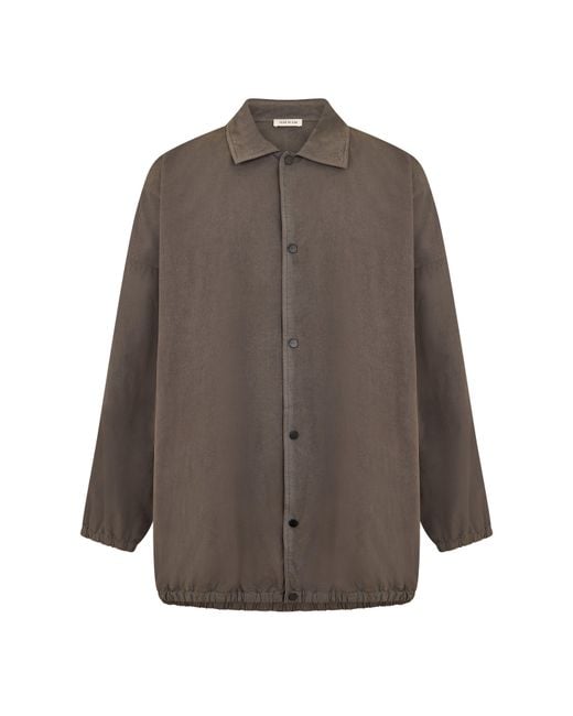 Fear Of God Brown Windbreaker for men