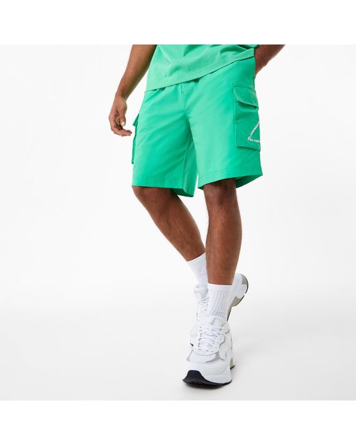 Slazenger 1881 Green Ft. Aitch Cargo Short for men
