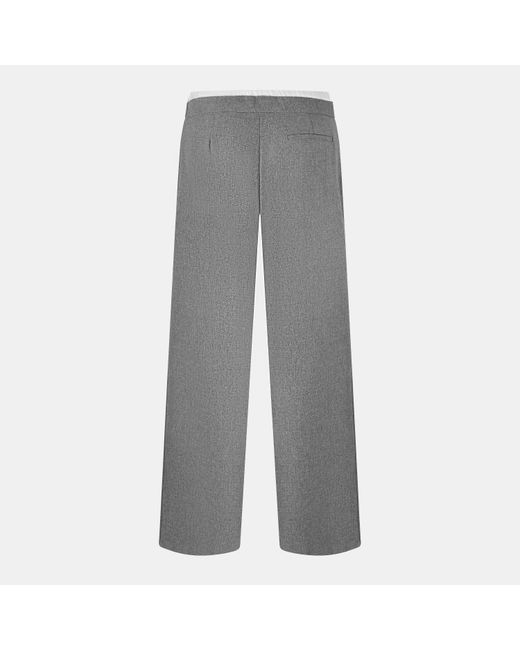 Jack Wills Gray Relaxed Tailored Trousers