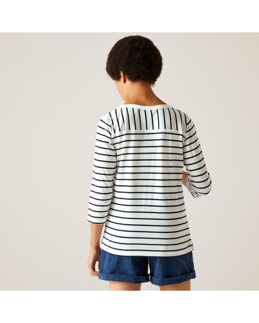 Regatta White Baylette Ii Upf 30+ T-Shirt