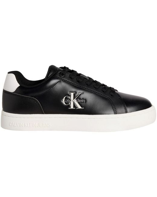 Calvin Klein Black Ckj Cupsole Low-Top Trainers for men