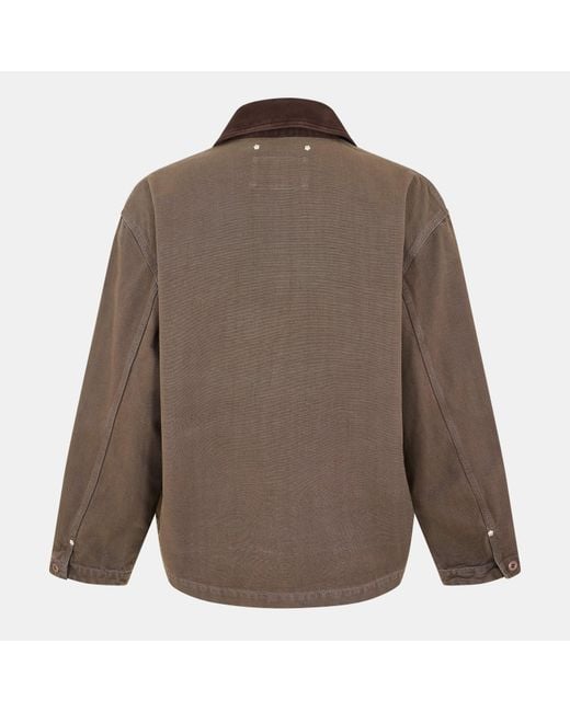 KENZO Brown Workwear Harrington Jacket for men
