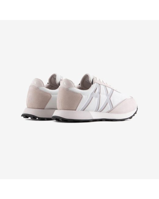 ARMANI EXCHANGE White Trainers