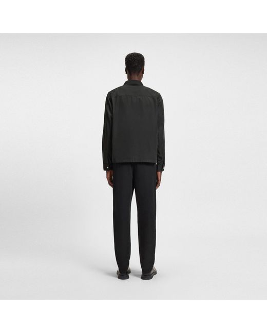 HUGO Black Evalom Long Sleeve Oxford Shirt for men
