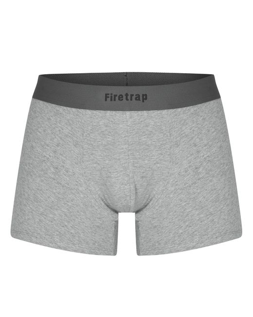 Firetrap Gray 2 Pack Trunks for men
