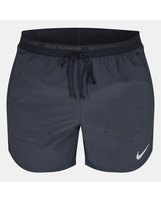Nike Blue Stride 5In Performance Shorts for men