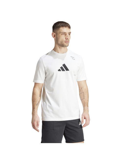 Adidas White T-Shirt for men