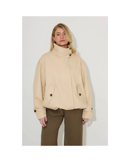 Odd Muse Natural Bomber Jacket