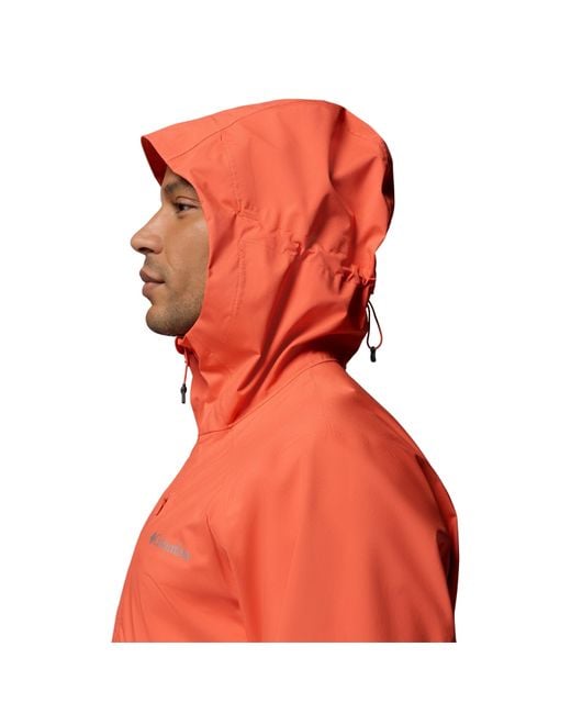 Columbia Red Trailborne 2.5L Waterproof Shell for men