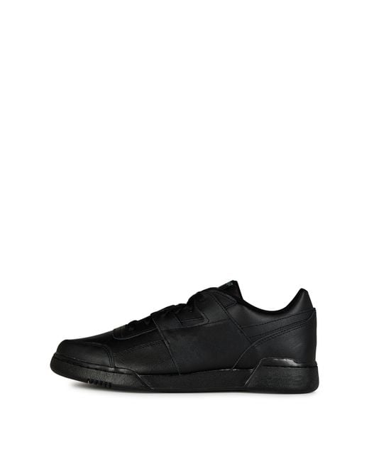 Reebok Black Classic Leather Sneakers White Tennis Shoes S Size 5 To 11
