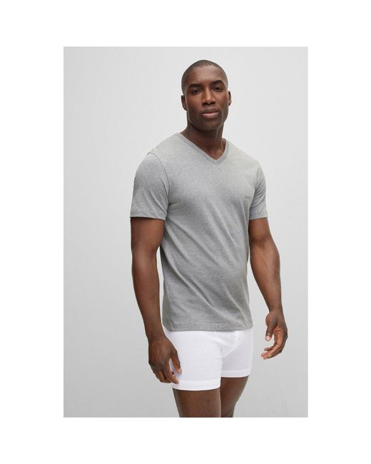 Boss White Bodywear 3 Pack T-Shirts for men