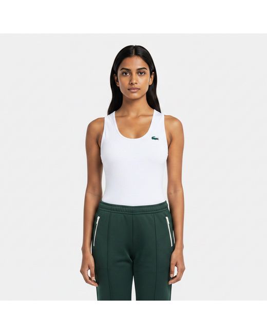 Lacoste White Vest Ld64