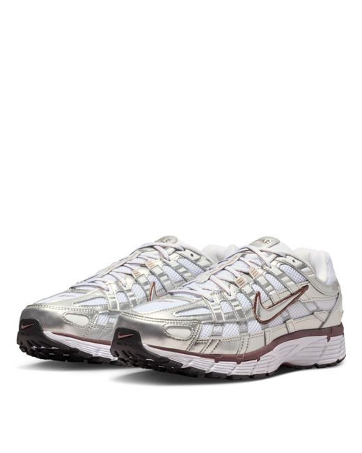 Nike White P-6000 Shoes