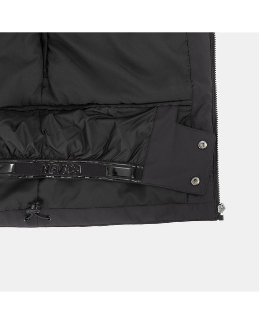 Nevica Black Vail Waterproof Windproof Synthetic Insulated Detachable Hood Ski Jacket for men