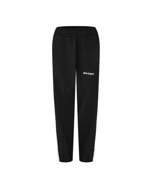 Palm Angels Black Classic Logo Tracksuit Bottoms
