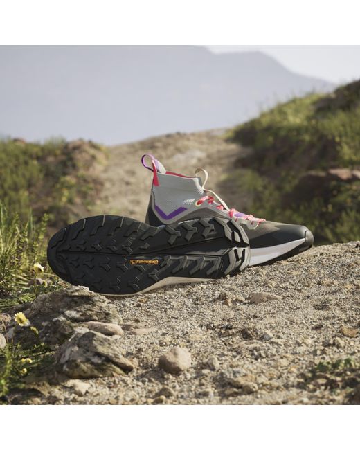 Adidas Brown Terrex Free Hiker Non Waterproof Hiking Shoes