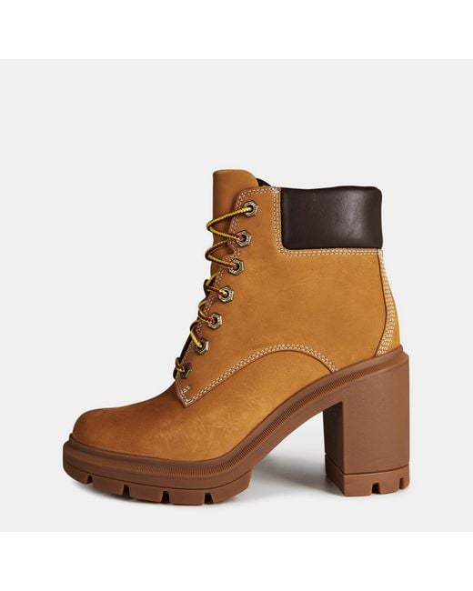 Timberland Brown Allington Lace-Up Heeled Boots