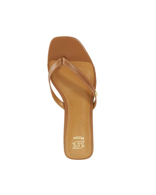 Dune Brown Lasslie Flip Flops