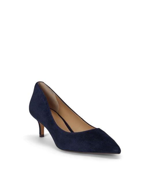 Ralph Lauren Blue Adrienna Pumps Stiletto Court Shoes