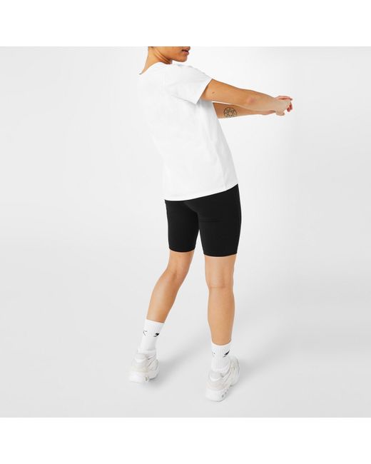 Slazenger 1881 White Ladies V Neck Tee Shirt