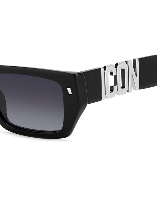 DSquared² Black Round Sunglasses for men