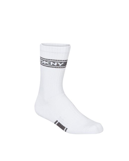 DKNY White 3 Pack Sport Socks Lacon for men