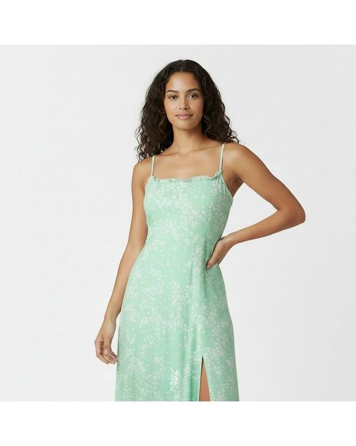 Jack Wills Green Midi Tea Dress