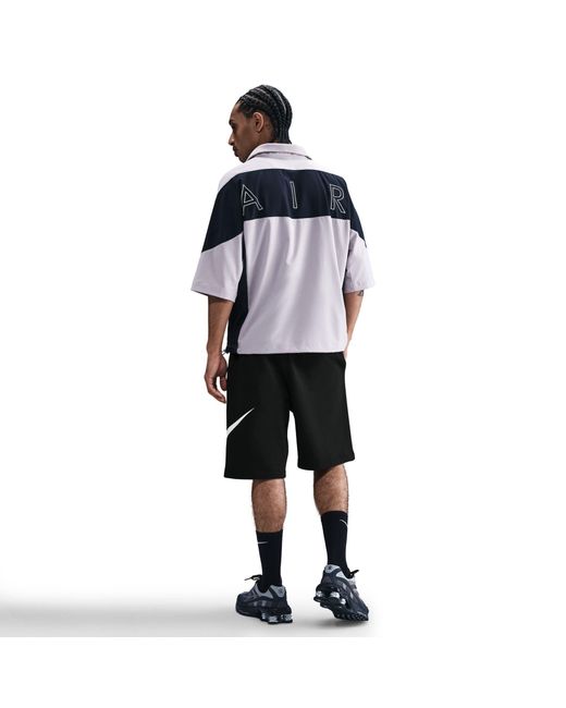 Nike Black Sportswear Club Graphic Shorts for men