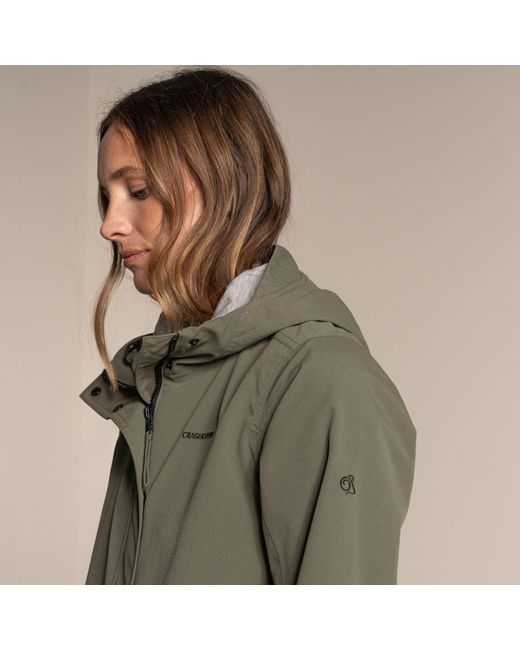 Craghoppers Green Maryam Waterproof Aquadry Jacket
