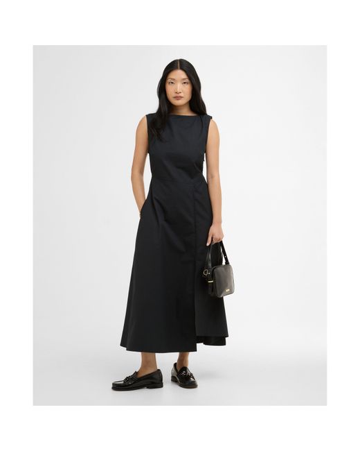 Barbour Black Long Maxi Dress