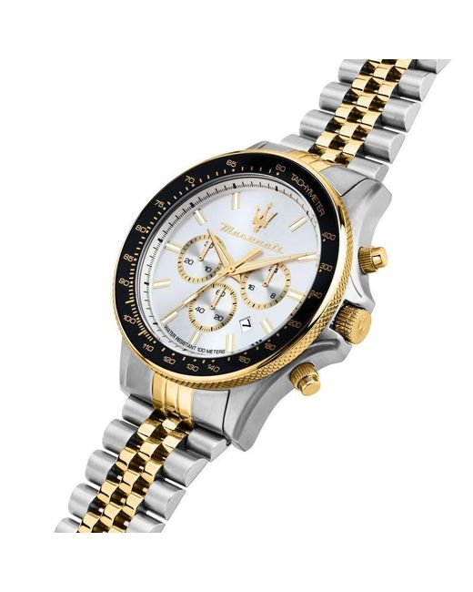 Maserati Metallic Sfida Sport Analogue Quartz Watch for men